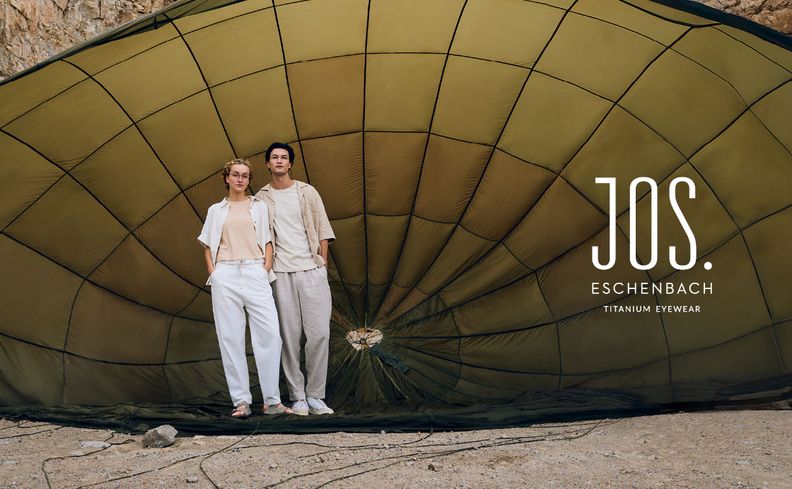 Jos. Eschenbach: Frau und Mann, jeweils mit Brille